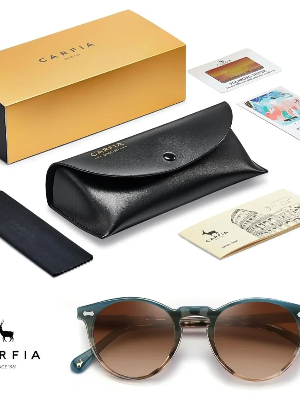 Stylish Women’s Retro Round Polarized Sunglasses - UV Protection Included